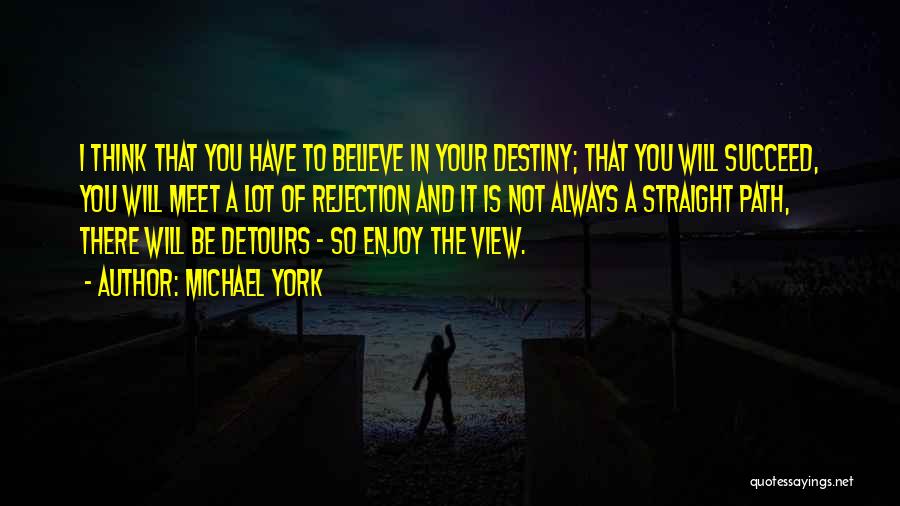 Believe And Succeed Quotes By Michael York