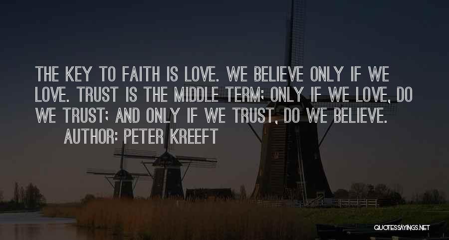 Believe And Trust Love Quotes By Peter Kreeft