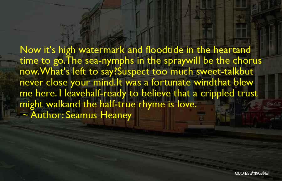 Believe And Trust Love Quotes By Seamus Heaney