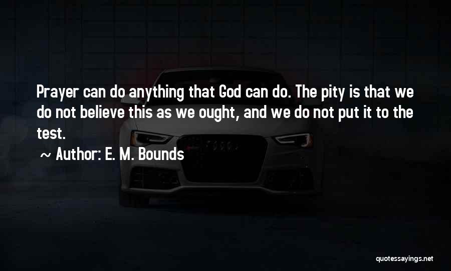 Believe God Can Do Anything Quotes By E. M. Bounds