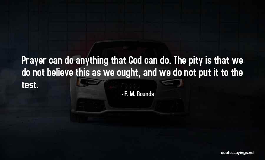 Believe God Can Do Anything Quotes By E. M. Bounds