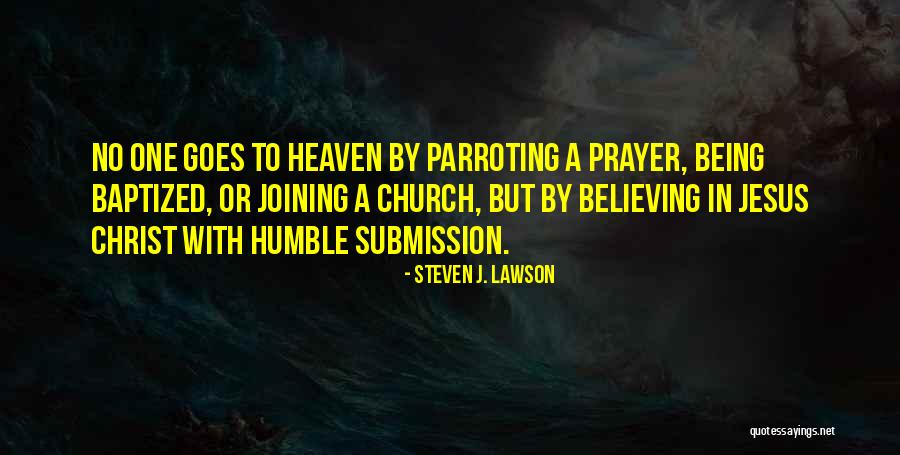 Believe In Jesus Christ Quotes By Steven J. Lawson