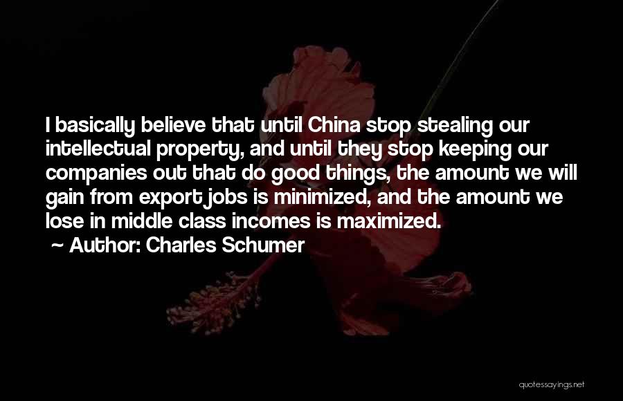 Believe In The Good Quotes By Charles Schumer