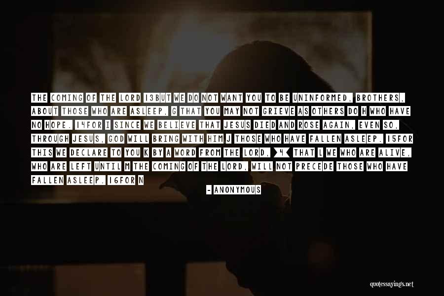 Believe In The Lord Quotes By Anonymous Believe In The Lord Quotes By Anonymous
