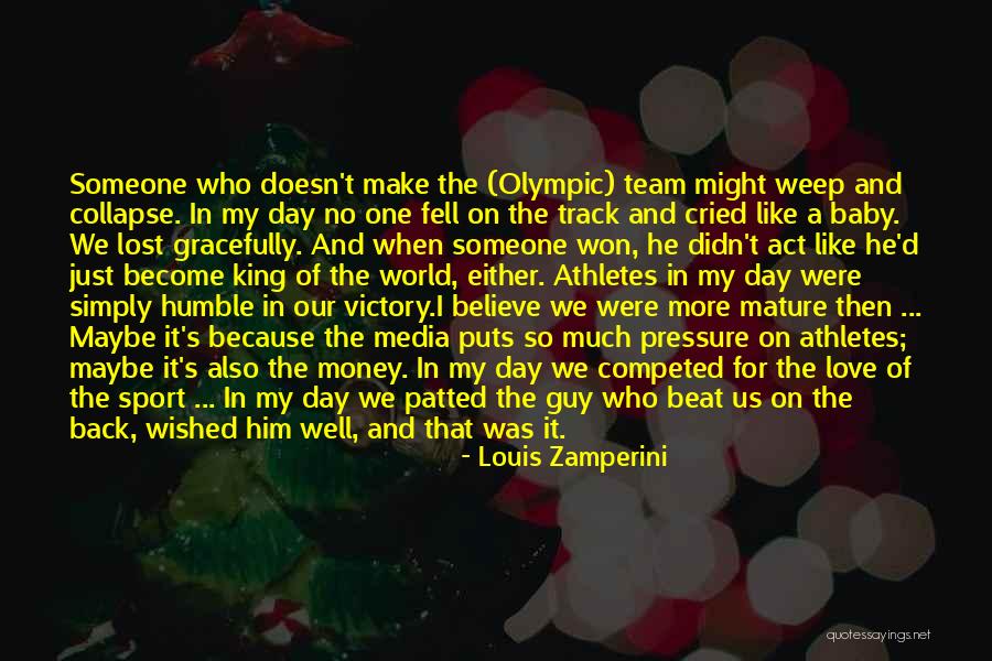 Believe In The Team Quotes By Louis Zamperini Believe In The Team Quotes By Louis Zamperini