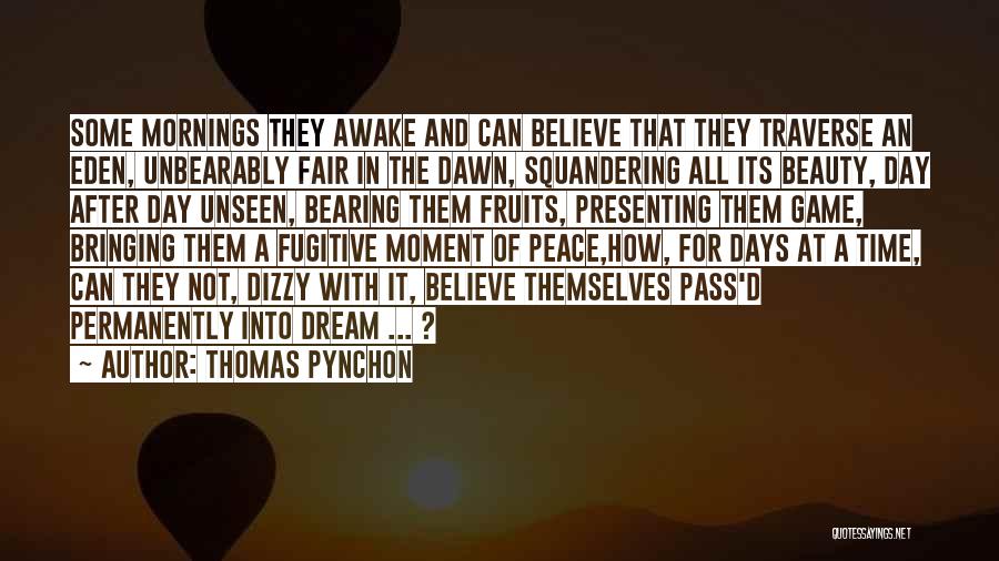 Believe In The Unseen Quotes By Thomas Pynchon