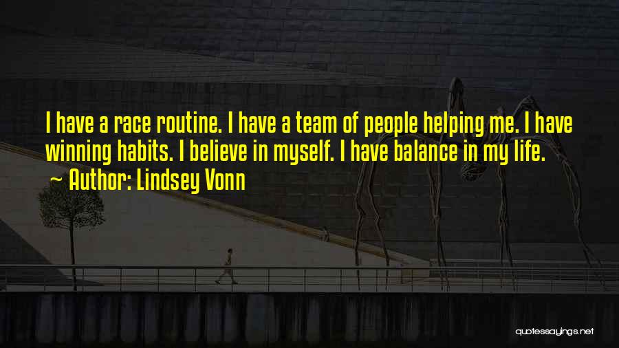 Believe In Your Team Quotes By Lindsey Vonn