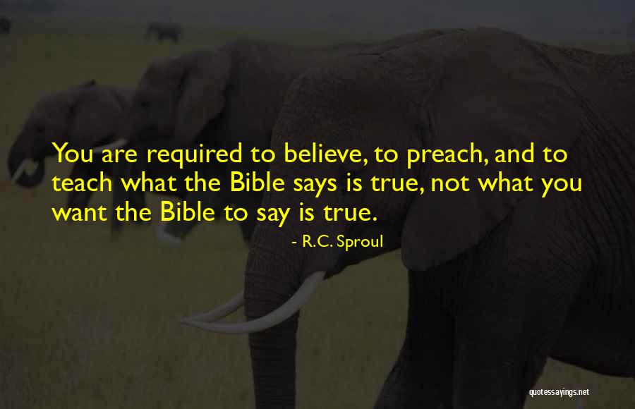 Believe In Yourself Bible Quotes By R.C. Sproul