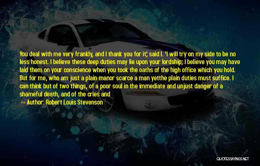 Believe On God Quotes By Robert Louis Stevenson