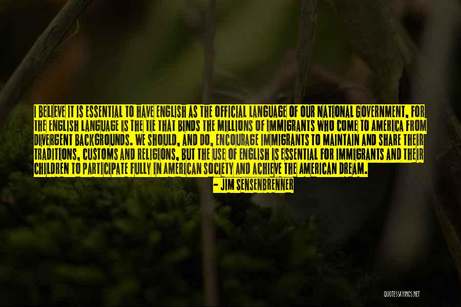 Believe To Achieve Quotes By Jim Sensenbrenner Believe To Achieve Quotes By Jim Sensenbrenner