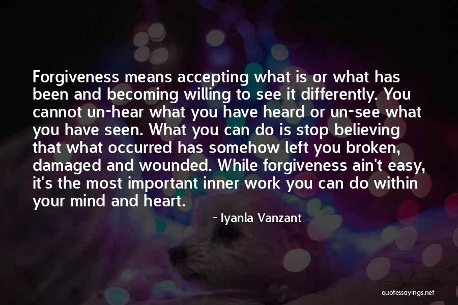 Believe What You Hear Quotes By Iyanla Vanzant