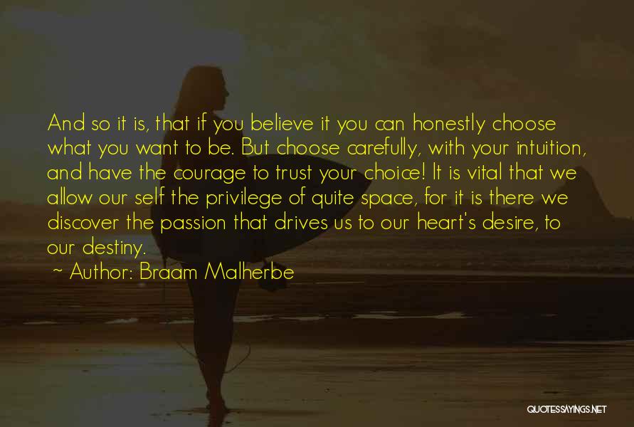 Believe What You Want Quotes By Braam Malherbe