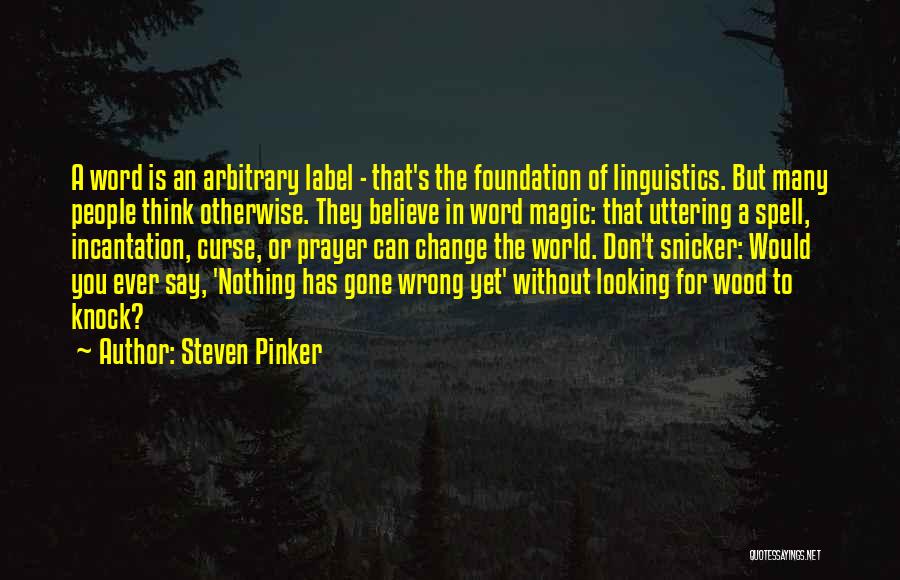Believe You Can Change The World Quotes By Steven Pinker