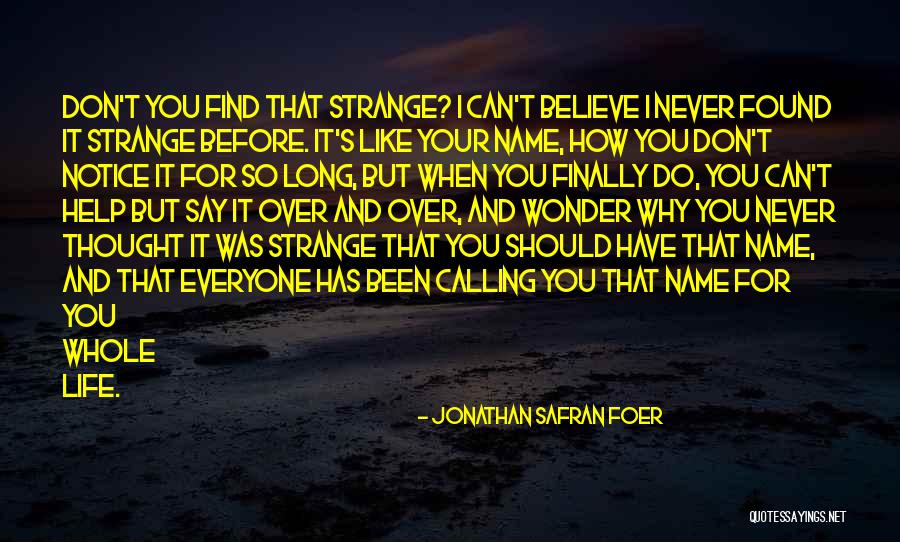 Believe You Can Do It Quotes By Jonathan Safran Foer