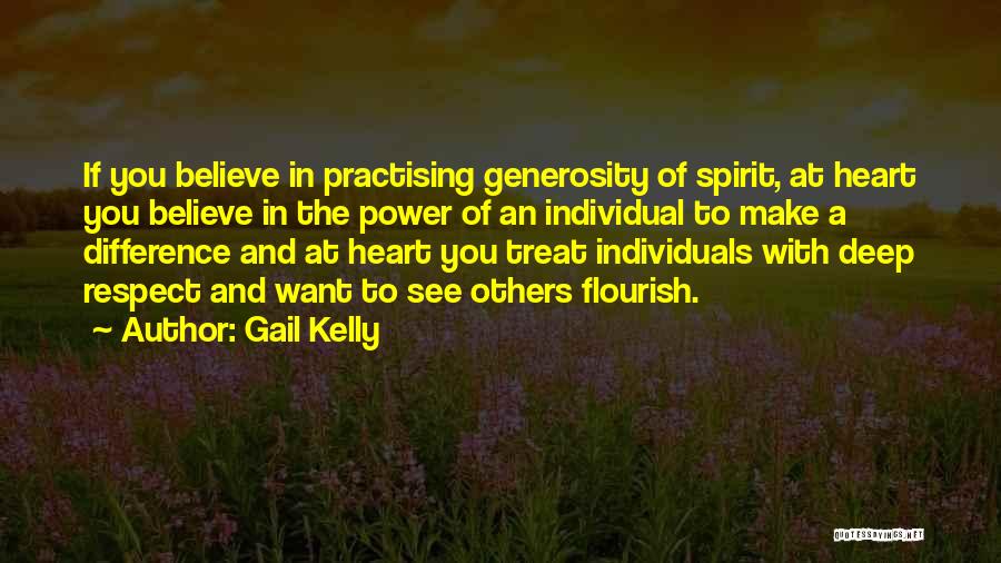 Believe You Can Make A Difference Quotes By Gail Kelly