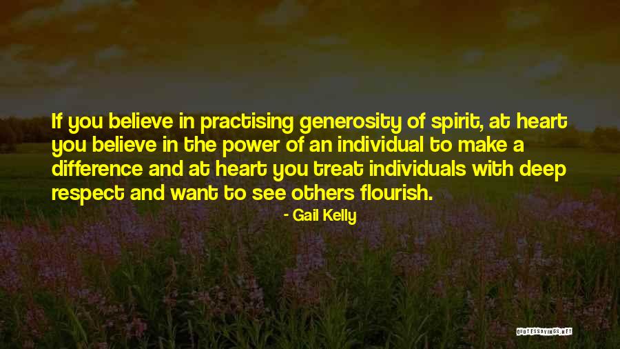 Believe You Can Make A Difference Quotes By Gail Kelly