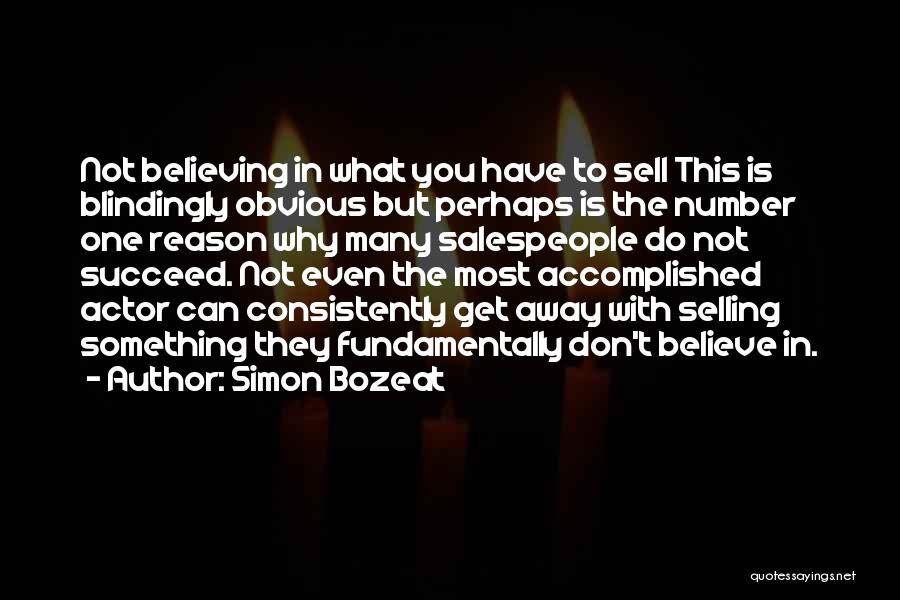 Believe You Can Succeed Quotes By Simon Bozeat