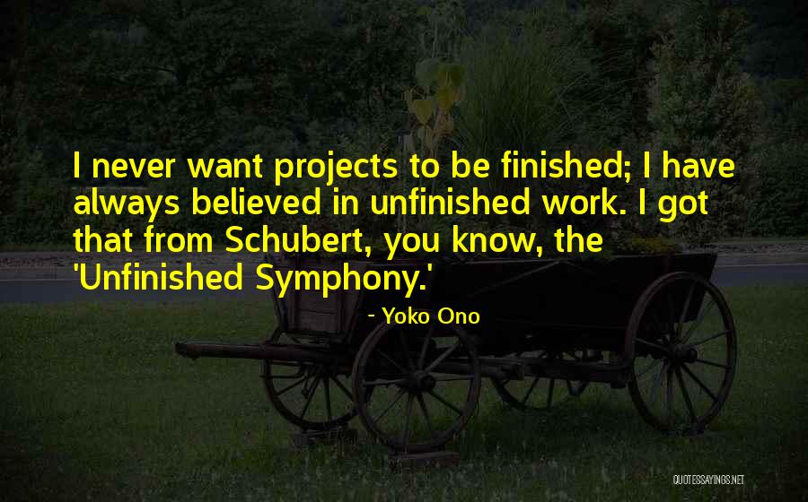 Believed You Quotes By Yoko Ono