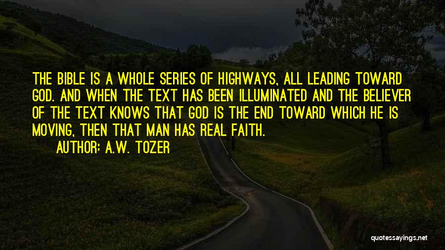 Believer Bible Quotes By A.W. Tozer