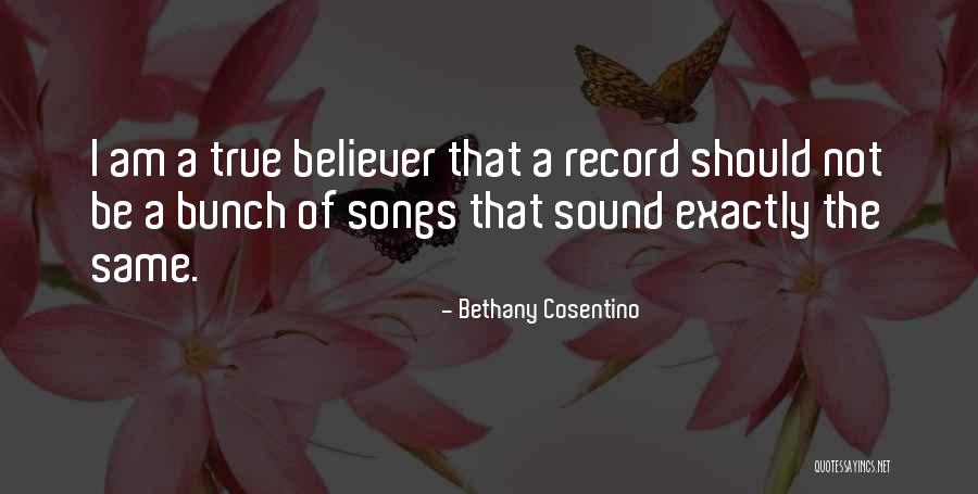 Believer Song Quotes By Bethany Cosentino Believer Song Quotes By Bethany Cosentino