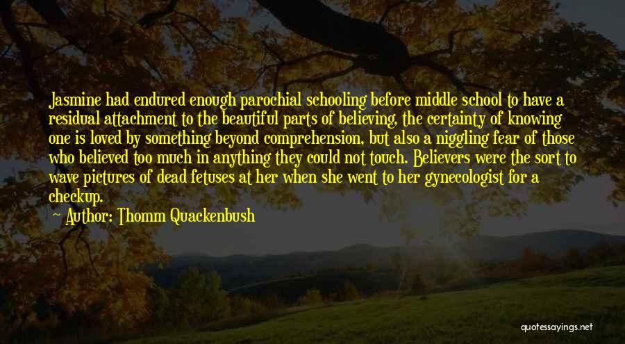 Believing In Something Quotes By Thomm Quackenbush