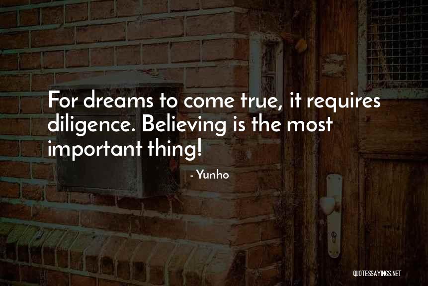 Believing In Your Dreams Quotes By Yunho Believing In Your Dreams Quotes By Yunho