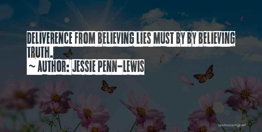 Believing Lies Quotes By Jessie Penn-Lewis