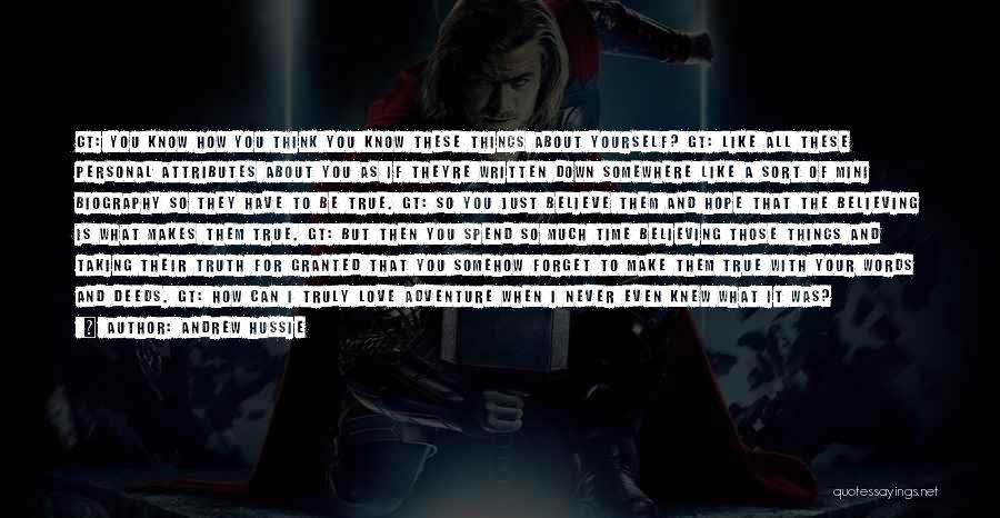 Believing Yourself Quotes By Andrew Hussie Believing Yourself Quotes By Andrew Hussie