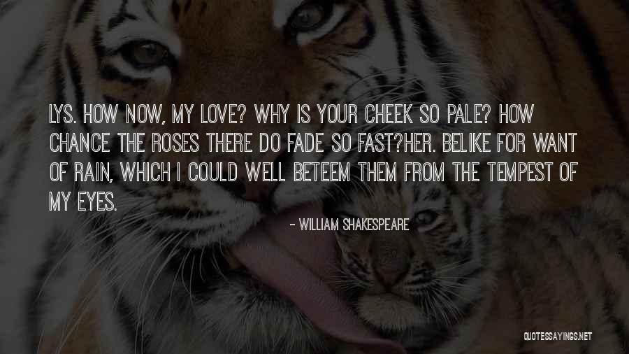Belike For Want Of Rain Quotes By William Shakespeare Belike For Want Of Rain Quotes By William Shakespeare