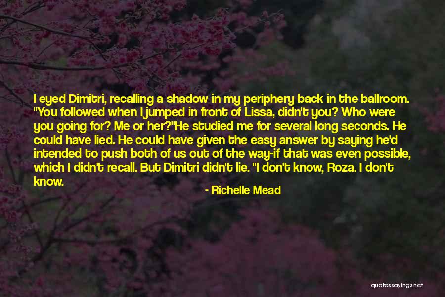 Belikov Quotes By Richelle Mead