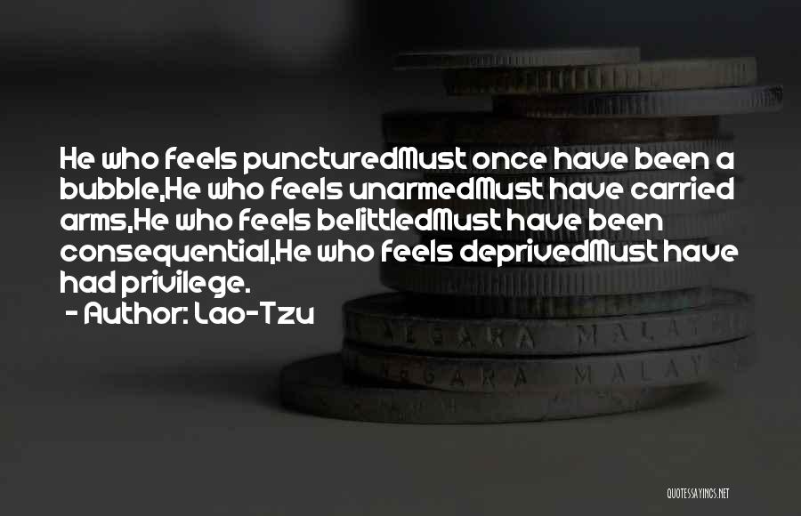 Belittled Quotes By Lao-Tzu