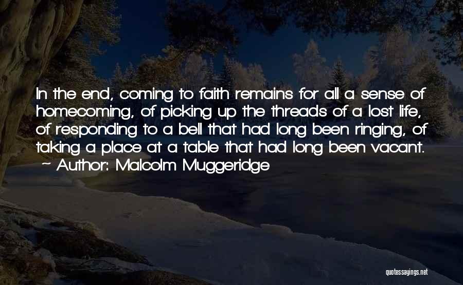 Bell Ringing Quotes By Malcolm Muggeridge