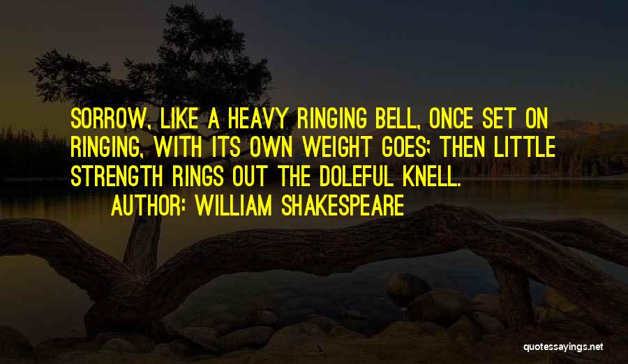 Bell Ringing Quotes By William Shakespeare