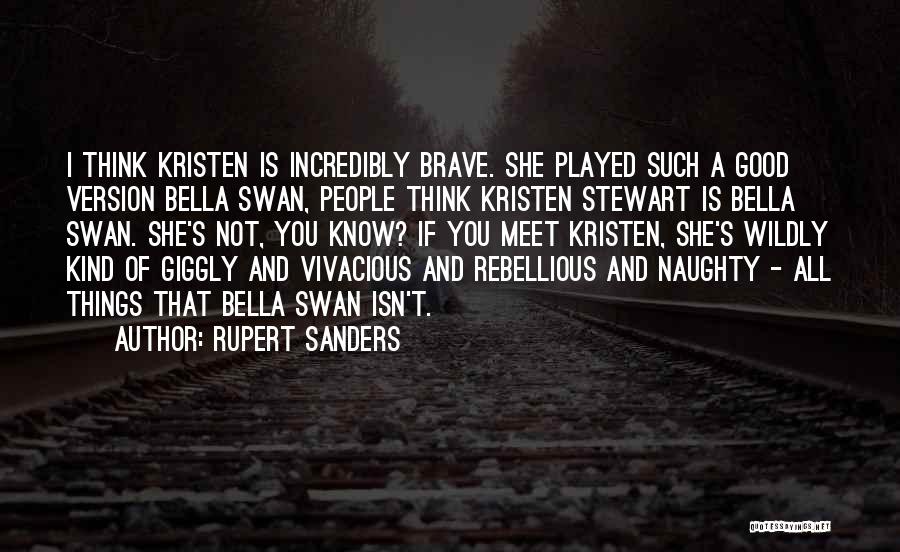 Bella Swan's Quotes By Rupert Sanders