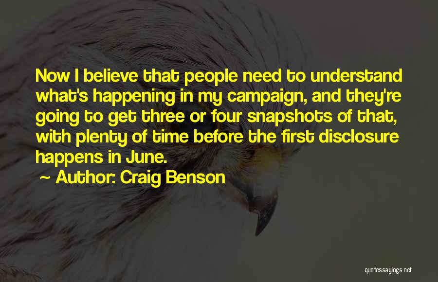 Belled Quotes By Craig Benson