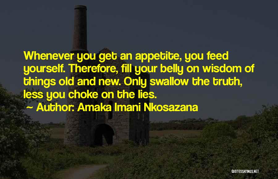 Belly Quotes By Amaka Imani Nkosazana