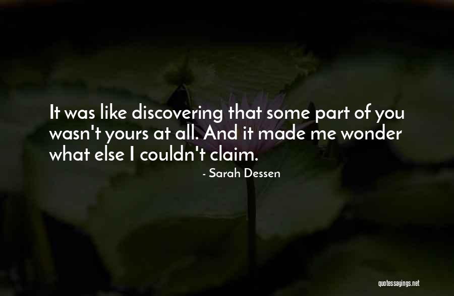 Belman Fish Quotes By Sarah Dessen Belman Fish Quotes By Sarah Dessen