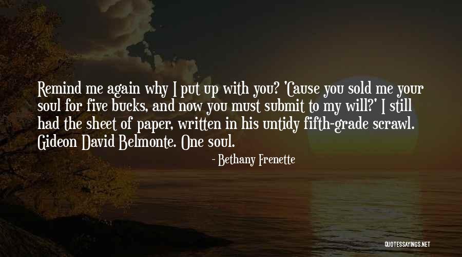 Belmonte Quotes By Bethany Frenette