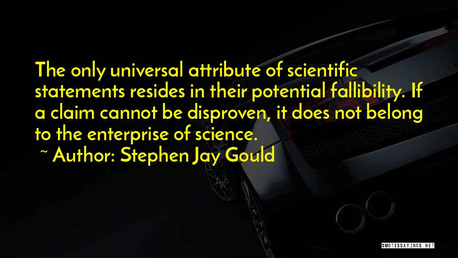 Belong Quotes By Stephen Jay Gould