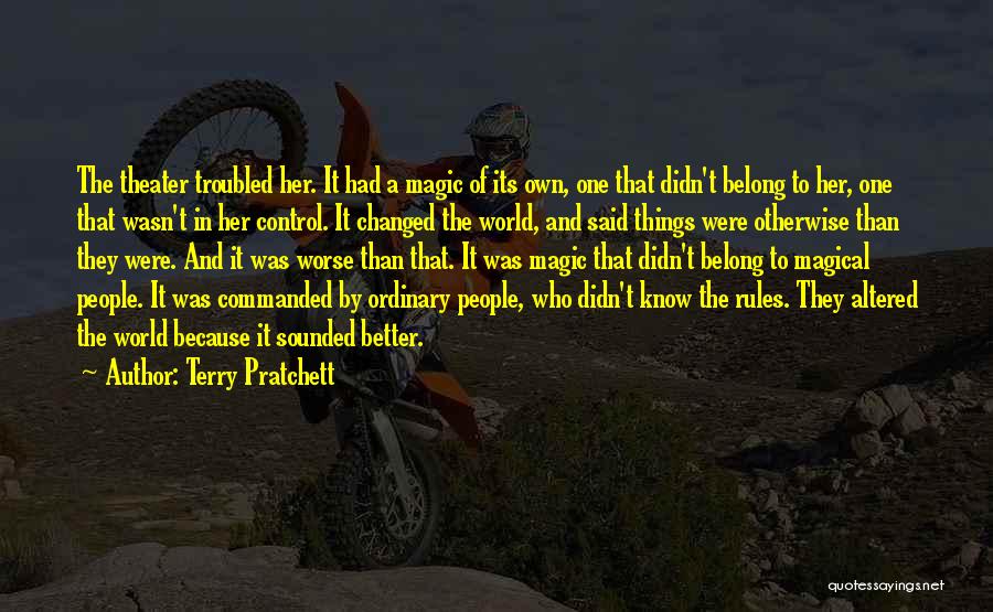 Belong Quotes By Terry Pratchett