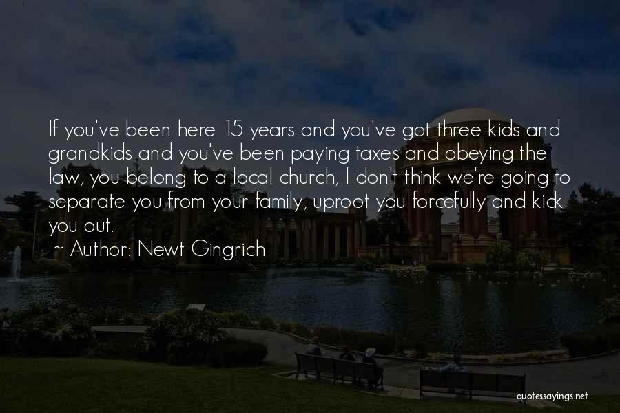 Belong To Family Quotes By Newt Gingrich