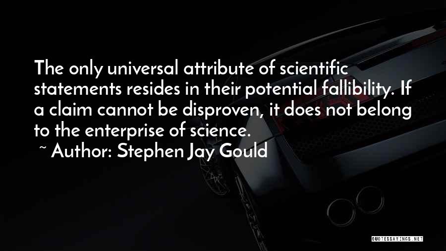 Belong To Quotes By Stephen Jay Gould