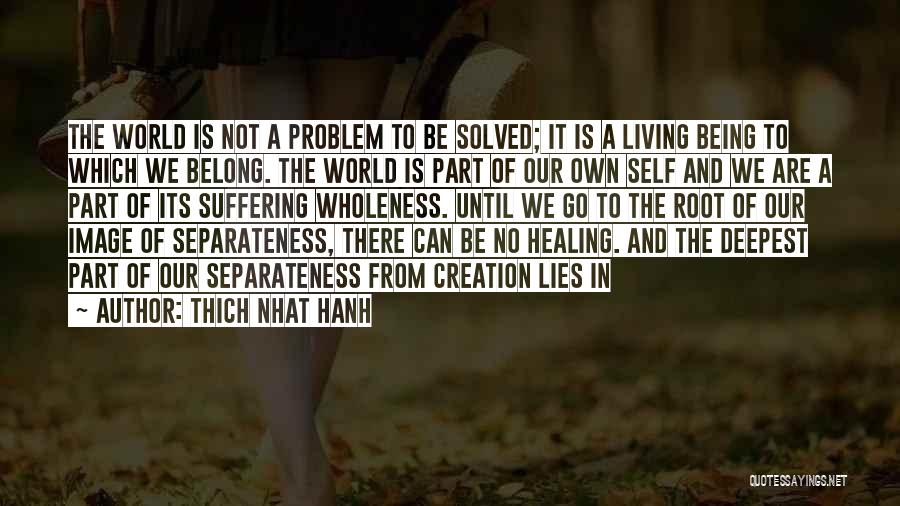 Belong To The World Quotes By Thich Nhat Hanh