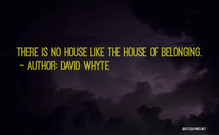 Belonging Somewhere Quotes By David Whyte