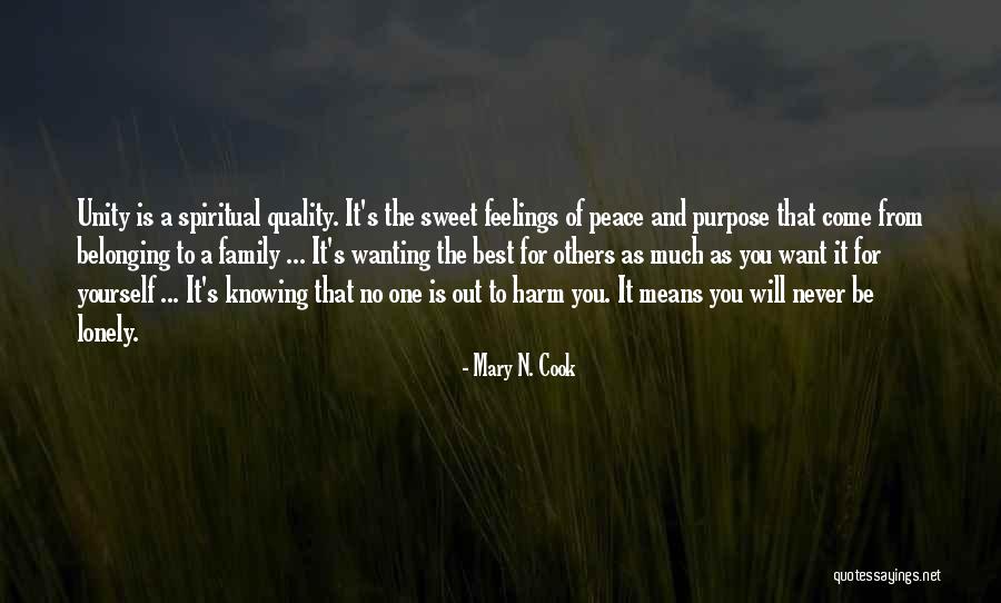Belonging To A Family Quotes By Mary N. Cook Belonging To A Family Quotes By Mary N. Cook