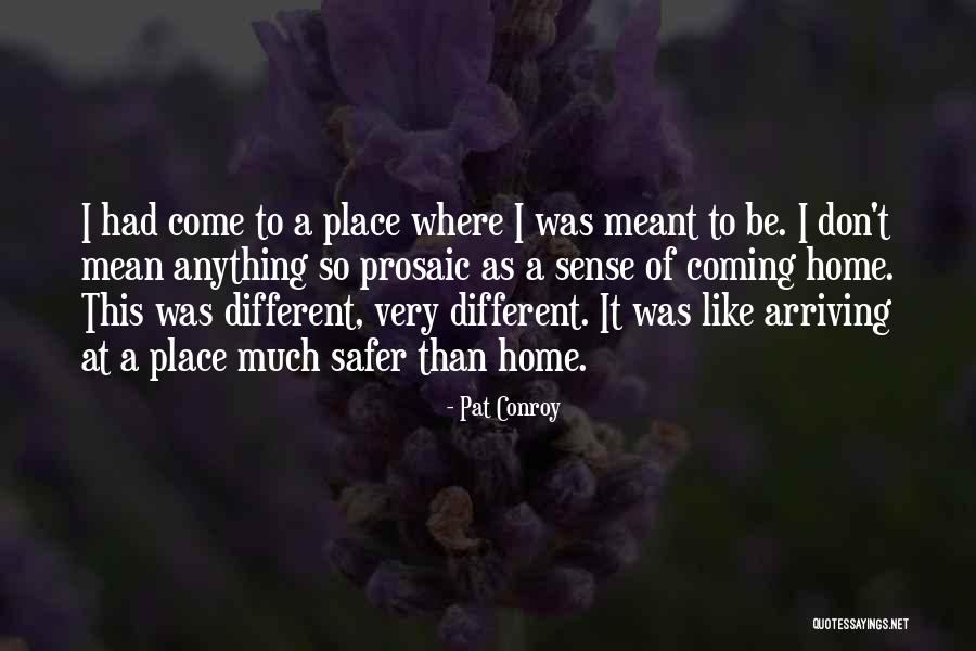 Belonging To A Place Quotes By Pat Conroy