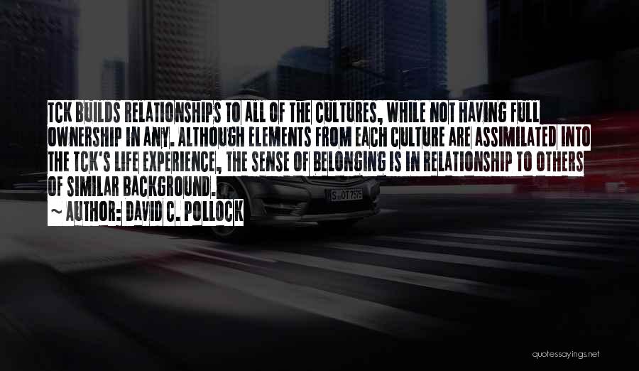 Belonging To Yourself Quotes By David C. Pollock