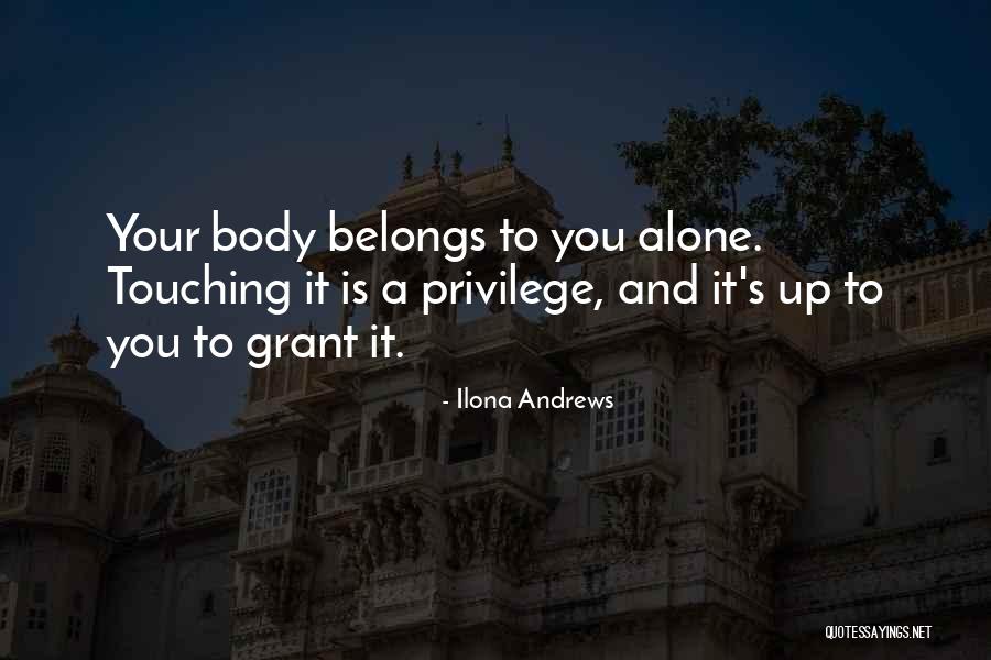 Belongs To You Quotes By Ilona Andrews