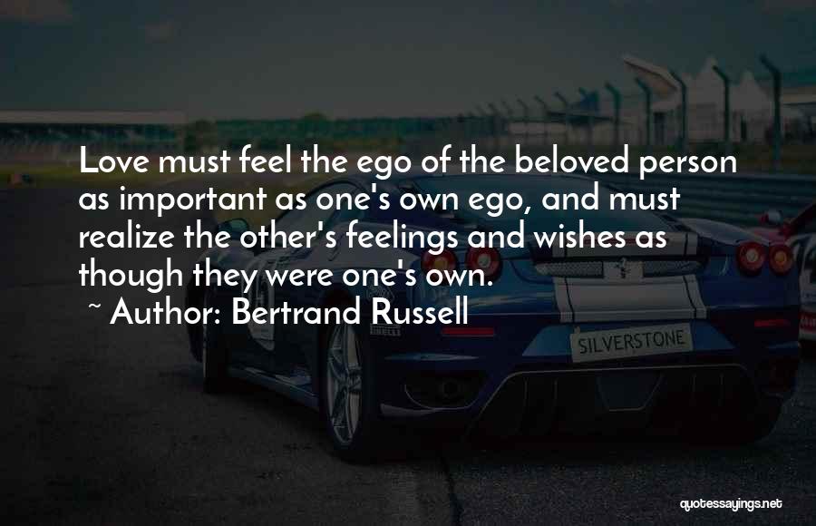 Beloved Person Quotes By Bertrand Russell