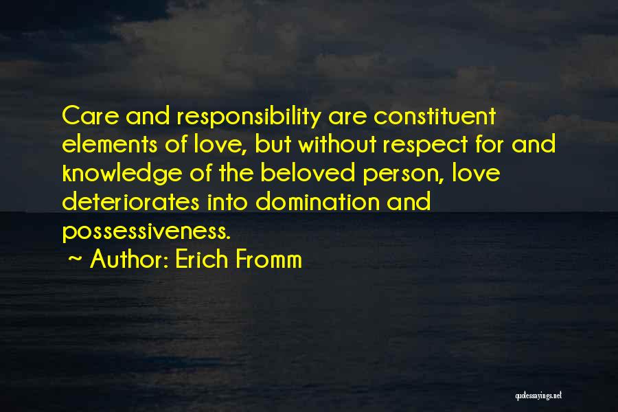 Beloved Person Quotes By Erich Fromm